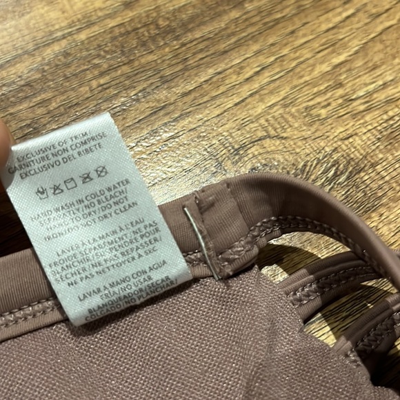 SKYE ribbed beautiful backing tan brown bra - Picture 7 of 7